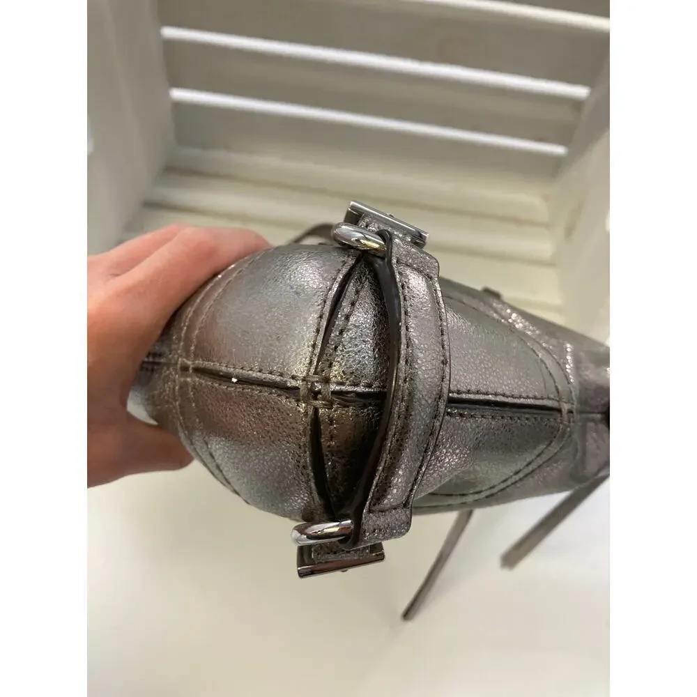 MICHAEL KORS, SMALL LEATHER METALIC SPARKEL CROSSBODY BAG
